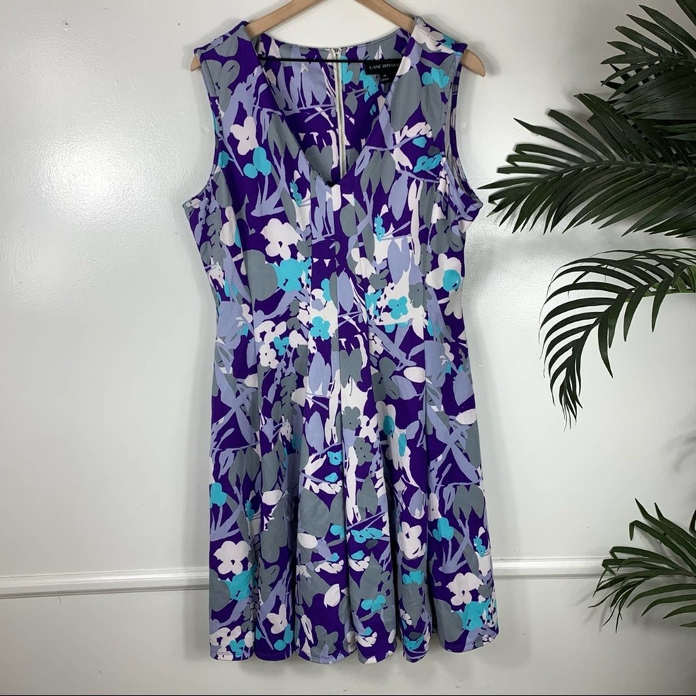 Lane Bryant Purple Dress Womens Plus 18